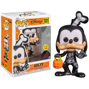 Figurine Funko Pop Disney Skeleton Goofy Glow Pop pas cher