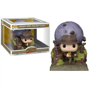 Comparateur de prix : Funko Indiana Jones Pack 2 Pop Moment! Vinyl Figurines Boulder Scn 9 Cm
