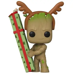Figurine Funko Pop Marvel The Guardians of the Galaxy Holiday Groot pas cher