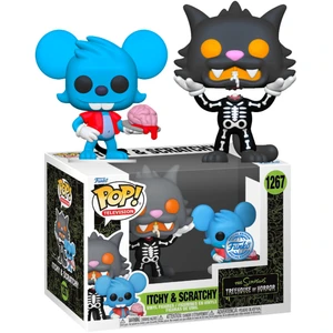ITCHY ET SCRATCHY / LES SIMPSONS TREEHOUSE OF HORROR / FIGURINE FUNKO ... pas cher