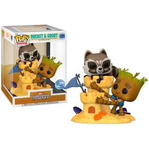 Funko Pop! Guardians of The Galaxy Rocket Groot Beach Day 1089 Special Edition pas cher