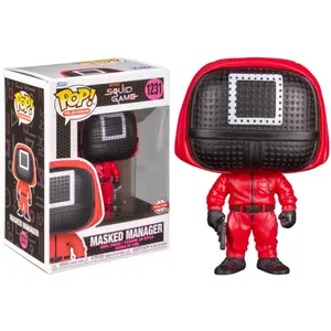 Figurine Funko Pop TV Squid Game Masked Manager Exclusivité pas cher