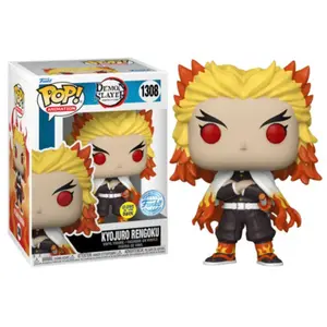 Funko Figurine Pop Animation Demon Slayer Kyojuro Rengoku Glows in the Dark pas cher