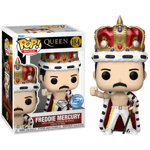 Figurine Funko Pop Rocks Queen Freddie Mercury King pas cher