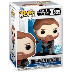 Figurine Funko Pop Star Wars Clone Wars Mando Obi Wan