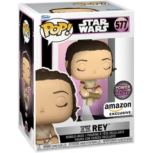 Funko Pop! Star Wars: PotG - Rey- Exclusivité Amazon - Figurine en Vin... pas cher