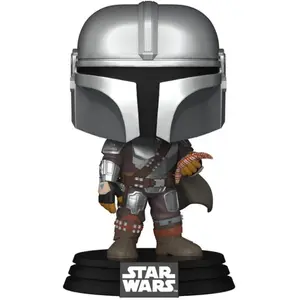 Comparateur de prix : Funko Star Wars The Book of Boba Fett - Figurine POP! Mando w/pouch 9 cm