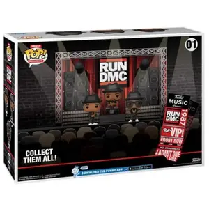 Funko Pop! Deluxe Run DMC En Concert - Edition Limitée - Boîte Neuve Scellée