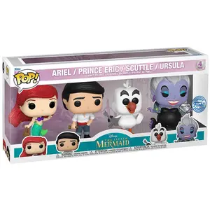 Comparateur de prix : FUNKO 4-PACK: DISNEY: THE LITTLE MERMAID (SPECIAL EDITION)