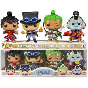 Comparateur de prix : Pack de 4 figurines Funko Pop One Piece S4