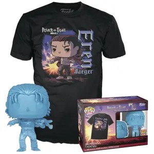 Comparateur de prix : Funko Aot S5 - Booble Head Pop N° 1321 - Eren With Marks T-Shirt (S)