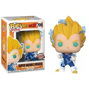 Funko Figurine Dragonball Z - Super Saiyan 2 Vegeta Special Edition Pop 10cm pas cher