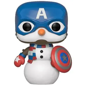 Figurine Funko Pop Marvel Holiday Captain America pas cher