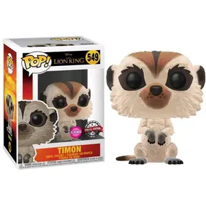 Funko 40698 Pop ! Le Roi Lion (Live) - Timon Flocked - Exclusif pas cher