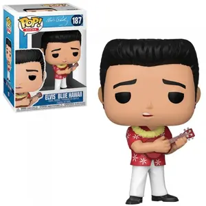 Figurine Funko Pop - Elvis Presley N°187 - Elvis Hawaï Bleu (40139) pas cher