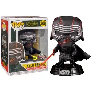 Funko Star Wars - Pop N° 308 - Kylo Ren Sup. Leader GITD Special Edition pas cher