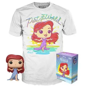 Funko T-Shirt L + Pop Ariel / La Petite Sirene / Funko Pop pas cher