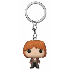 Funko Harry Potter - Porte-clés Pocket POP! Ron (Yule) 4 cm