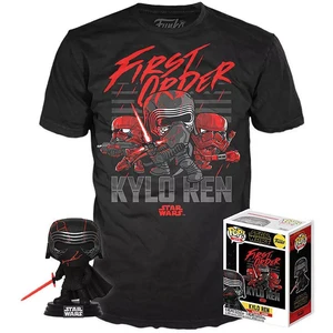 T-SHIRT L AVEC POP KYLO REN / STAR WARS / FIGURINE FUNKO POP pas cher