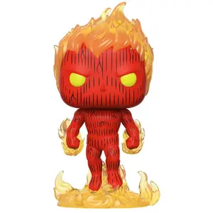 Figurine Funko Marvel Fantastic Four Human Torch Multicolore 9 cm pas cher