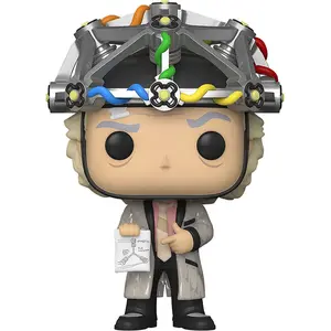 Figurine Funko Pop Movies Back to the Future Doc with Helmet pas cher