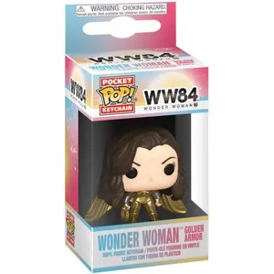 WONDER WOMAN GOLDEN ARMOR UNMASKED / WONDER WOMAN 1984 / FUNKO POCKET ... pas cher
