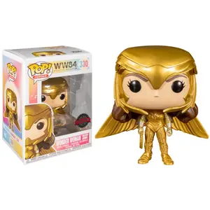 Funko Wonder Woman 1984 Pose d'aile large dorée US Ex. Pop pas cher