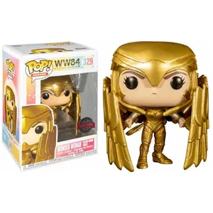 Funko Figurine Pop [Exclusive] DC : Wonder Woman Golden Armure (Metallic) [329] pas cher