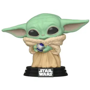 Figurine Funko Pop! N°370 - Star Wars - The Child (with Knob) Pop 71 pas cher