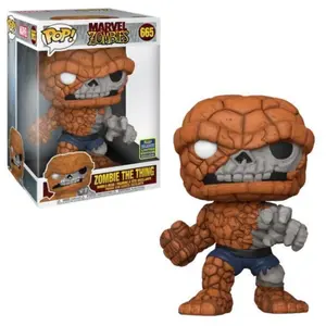 Marvel Funko Pop 665 Zombies 48901 The Thing 10" SDCC2020 Multicolore pas cher