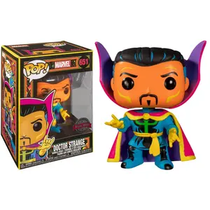 Funko Pop Marvel Black Light Doctor Strange Édition Spéciale Multicolore pas cher