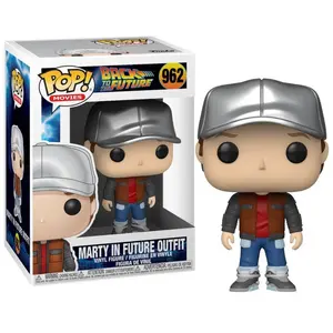 Figurine Funko Pop Movies Back To The Future Marty in Future Outfit pas cher