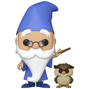 MERLIN WITH ARCHIMEDES / THE SWORD IN THE STONE / FIGURINE FUNKO POP