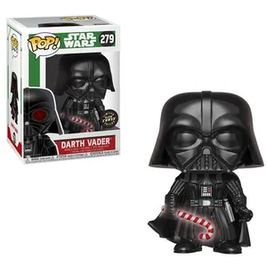 Comparateur de prix : Figurine à tête branlante Funko Pop Star Wars Darth Vader Holiday