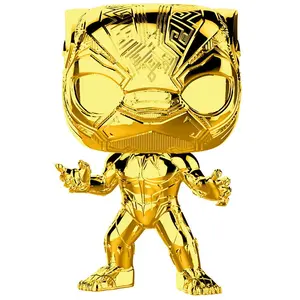 Figurine Funko Pop! Marvel Black Panther: Black Panther (Chrome) pas cher