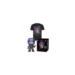 Comparateur de prix : Funko Marvel - T-Shirt Boxed Pop + Pop - Infinity War Thanos (S)