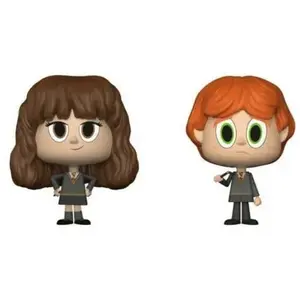 Funko Figurine VYNL Harry Potter Ron et Hermione baguette cassée 10 cm pas cher