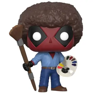 Figurine Funko Pop! Marvel - Deadpool Playtime: Deadpool Bob Ross pas cher