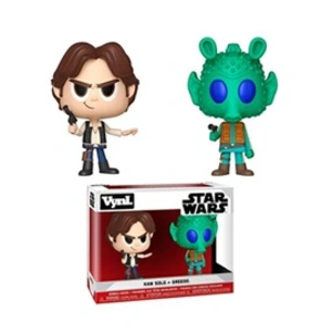Comparateur de prix : Funko Star Wars - Pack 2 figurines VYNL Han Solo & Greedo 10 cm
