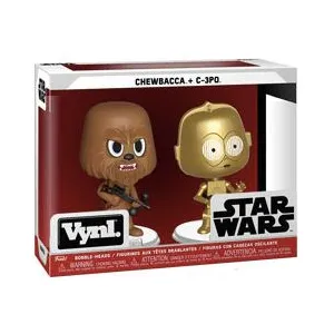 Comparateur de prix : Funko Star Wars - Pack 2 figurines Vinyl Chewbacca & C-3PO 10 cm