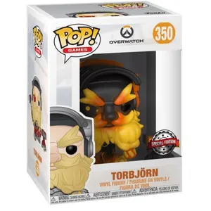 Funko Figurine Overwatch - Torbjorn Molten Core Exclusive Pop 10cm pas cher