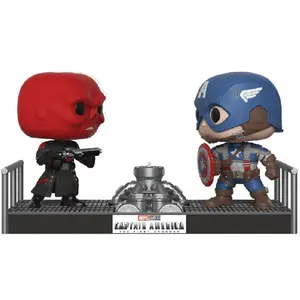 Figurine Funko Pop! Pack de 3 Marvel: Captain America & Crâne rouge
