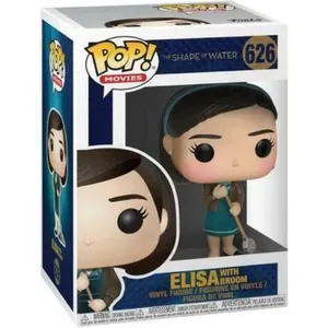 Figurine Funko Pop! La Forme de l'eau: Elisa avec balai pas cher