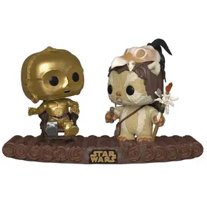 Figurine Funko Pop Star Wars Movie Moment C-3PO On Throne