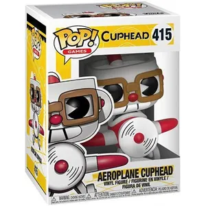 Figurine Funko Pop Vinyl Games Cuphead In Aeroplane pas cher