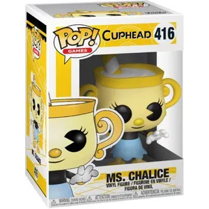 FUNKO Cuphead Pop! Games Vinyl Figurine Ms. Chalice 9 Cm pas cher