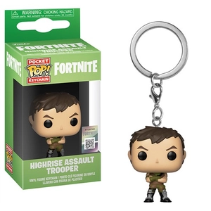 Funko Porte Clé Fortnite - Highrise Assault Trooper Pop 4cm pas cher
