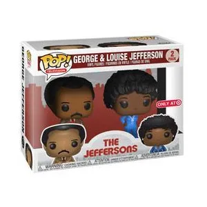 Figurine Funko Pop - The Jeffersons - Georges Et Louise Jeffersons Pack (36821) pas cher