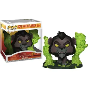 Figurine Funko Pop! N°544 - Le Roi Lion - Scar Avec Des Flammes pas cher
