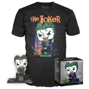 Figurine et T-shirt Funko Pop DC Comics Joker Jim Lee Taille L pas cher